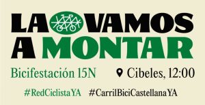 Lee más sobre el artículo Bicifestación 15N: por una auténtica Red Ciclistas protegida como parte de la solución ante la crisis sanitaria y medioambiental
