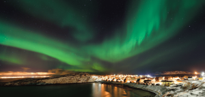 Lee más sobre el artículo Auroras Boreales a bordo de Hurtigruten