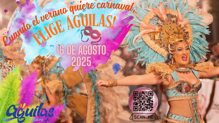Lee más sobre el artículo Cuando el verano quiere carnaval, ¡ELIGE ÁGUILAS!